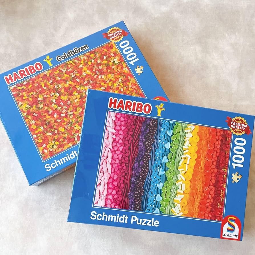 HARIBO【日本未販売】ジグソーパズル　1000ピース　難易度鬼レベル⭐︎激レア Amazon.co.jp: HARIBO日本未販売ジグソーパズル 1000ピース 難易